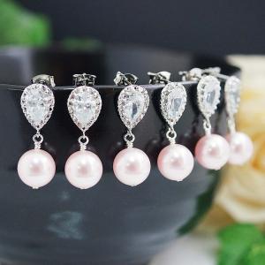 Pearl Jewelry Pearl Earrings Bridal Earrings..