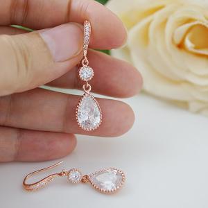 Wedding Jewelry Bridesmaids Gift Bridal Earrings..