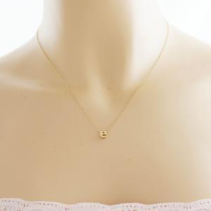 Tiny Gold Initial Necklace Gold Filled Chain..