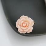 Everyday Wear Jewelry Light Pink Blush Rose Flower..