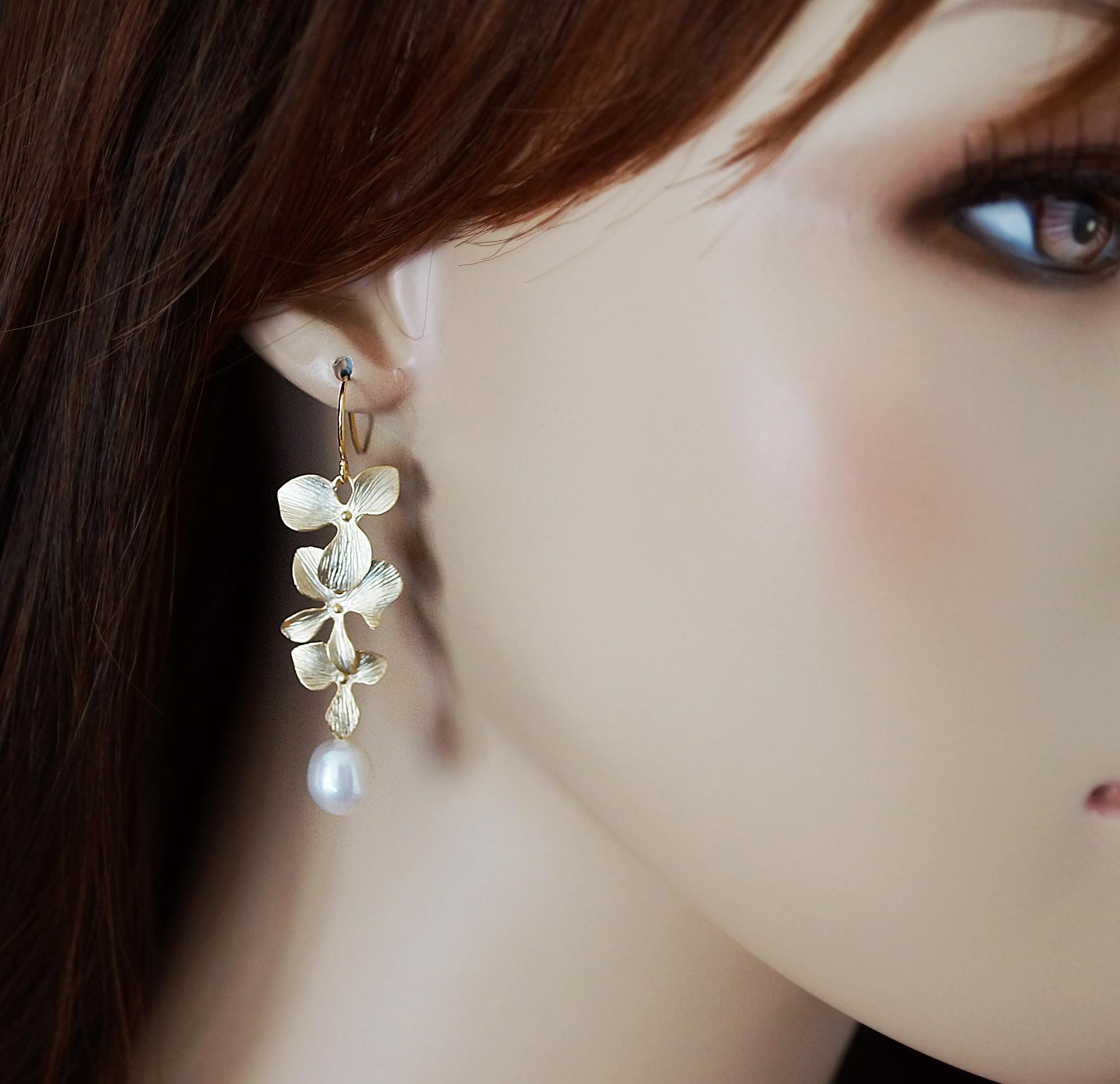 Everyday Wear Jewelry Wedding Jewelry Bridesmaid Jewelry Matte Gold